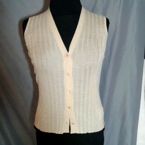 トップス SS2000 PRADA cashmere silk Knit Vest Prada V-Neck